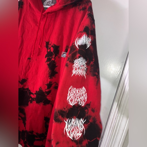 NWT Lurking Class Sketchy Tank Tie Dye Death Metal Pullover Hoodie - Picture 4 of 7